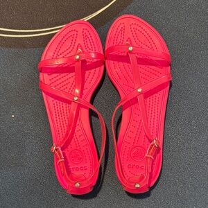 CROCS Women's hot pink Sandals
